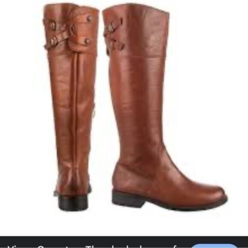 Vince Camuto Keaton Chestnut Riding Boots 5.5